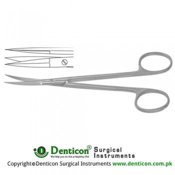 Peck-Joseph Face-Lift Scissor Straight - Sharp/Sharp Stainless Steel, 14.5 cm - 5 3/4"